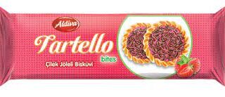 Aldiva Tartello Strawberry Jelly Biscuit 40 Gr